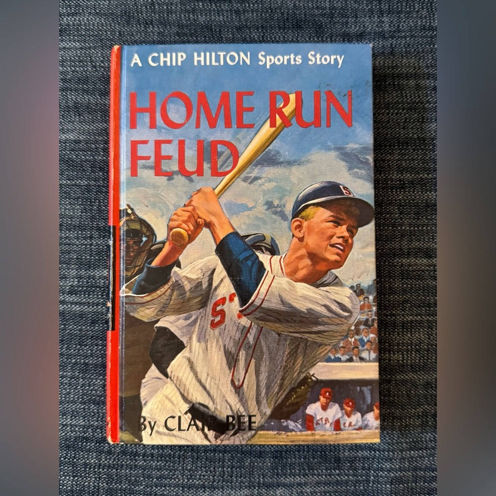 RARE 1ST EDITION “A Chip Hilton Sports Story: Home Run Feud” Book by Clair Bee